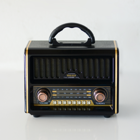 راديو MEIER طراز M-2030BT متعدد الوظائف بتصميم كلاسيكي وعتيق